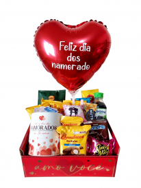 Mini café da manhã Feliz dia dos namorados