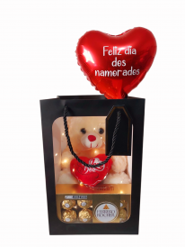 Sacola premium urso&Ferrero Rocher