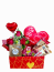 Cesta chocolate & rosas