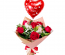 Buquê rosas vermelhas feliz dia das mães